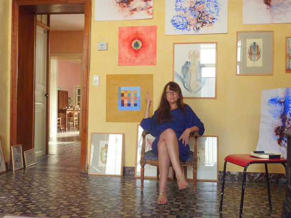 atelier, artiste, Lysiane Bourdon, biographie,